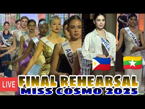 LIVE MISS COSMO  2025 FINAL REHEARSAL
