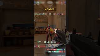 Enemy Quit after shock #part1  #valorant #shorts