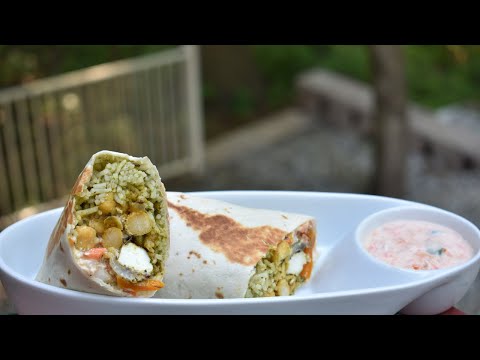 Pudina Paneer Tikka Burrito