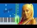 Doja Cat Say So Slow Easy Piano Synthesia Tutorial