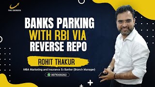 Banks parking funds with RBI via Reverse Repo || Reverse Repo Rate trend