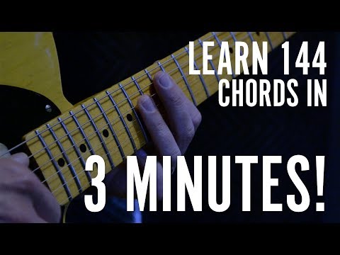Guitar Lessons for Beginners | Learn 144 Chords in 3 Minutes! (2018)