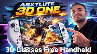 Abxylute 3D One Glasses Free 3D Handheld Gaming PC Unboxing, Overview. Gameplay In 2026