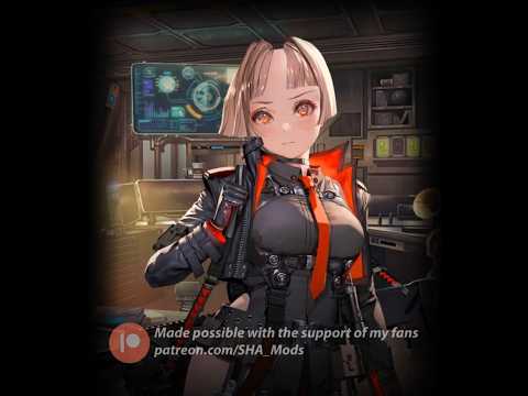 Anime headshave animation - Rapi (Nikke) headshave