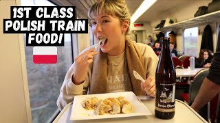 The WORST Polish Train Food!? First Class Train, POZNAŃ To GDAŃSK
