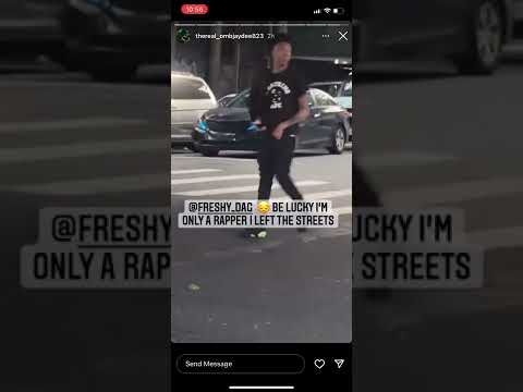 OMB JayDee caught  Freshy DaGeneral lackin