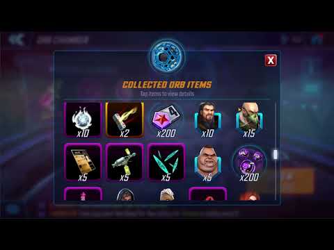 spending cores on titania shards =/ massive orb opening archangel upgrade to g16 marvel strike force