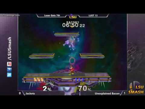 LUST 13 Melee Singles - Jackets (Fox) vs Unexplained Bacon (Falco)