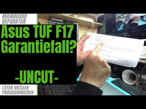 Asus TUF Gaming F17 FX706HEB won't turn on - warranty claim?