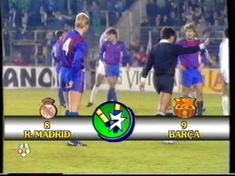 Real Madrid 3 2 Barcelona - Liga 1989-90 (2nd Half)