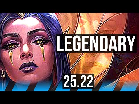 LEBLANC vs KASSADIN (MID) | 13 solo kills, Legendary, 44k DMG | NA Master | 25.22