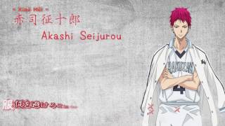 黑子的籃球角色歌 赤司征十郎  FINAL EMPEROR  歌詞版 [ 特效字幕 ]