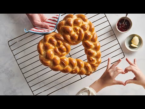 Recipe: Braided bread heart | little FOOBY