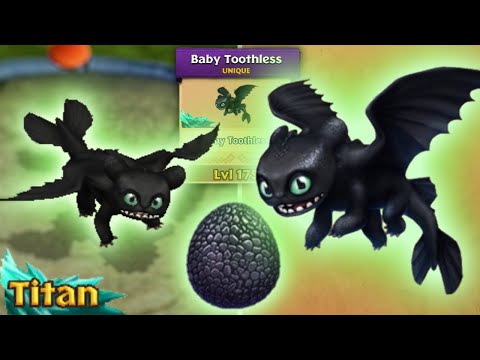 Baby Toothless - Max Level 175 — New Dragon Showcase | Dragons: Rise of Berk - New Update 1.75