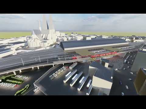 Visualisierung erweiterter Hauptbahnhof Köln