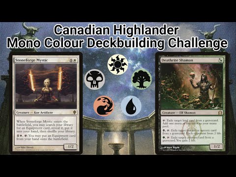 Which Mono Colour deck is the best in Canadian Highlander? | LJTMTG Deck Building Challenge