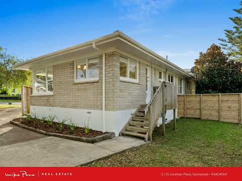 2/13 Jonathan Place, Sunnynook, Auckland, 2 bedrooms, 1浴, Unit