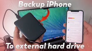 How to Backup iPhone to External Hard Drive on Mac (2024)