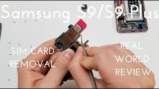 Samsung Galaxy S9/S9 Plus SIM Card Removal (When Stuck)
