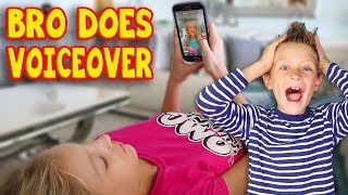 Brother does Voiceover Sister Lazy Morning Routine