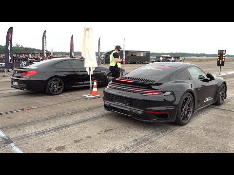 700HP BMW M6 F13 vs 900HP Porsche 992 Turbo S