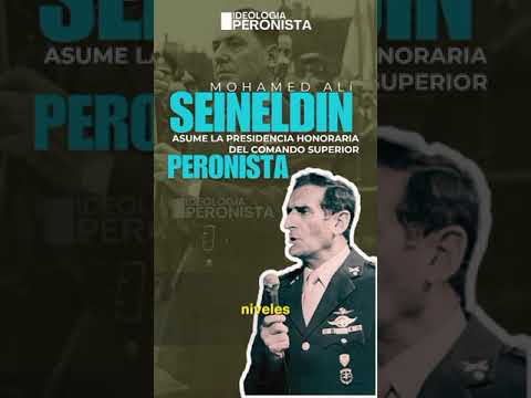 Mohamed Alí Seineldín asume la presidencia honoraria del comando superior peronista