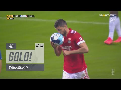 Goal | Golo Yaremchuk: FC Porto 2-(1) Benfica (Liga 21/22 #16)