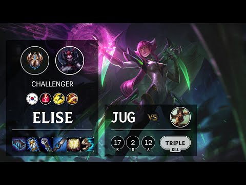 Elise Jungle vs Nidalee - KR Challenger Patch 10.16