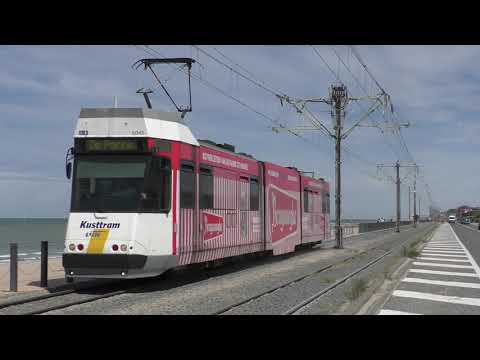 De Lijn KUSTTRAM De Panne - Oostende - Knokke [2020]