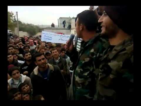 انشقاق عسكري من مرتبات الفرقة 14 قوات خاصة وانضمامه إلى الجيش السوري الحر