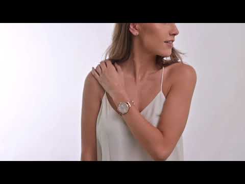thumbnail video image 2 of Reloj para Dama LuckyLy, Acero Inoxidable y Zirconia Cúbica, Modelo Lucy LuckyLy Reloj para Mujer de Moda, 2 of 8