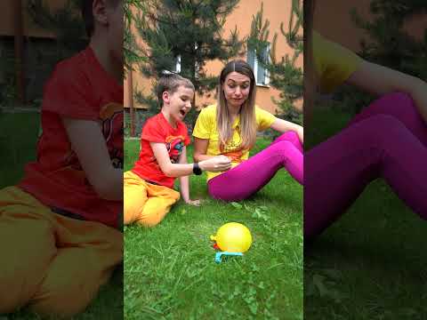 Max popped a water balloon 🎈🟣