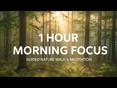 Morning Forest for Clear Focus 🌿 1 Hour Bright Nature Ambience for ADHD & Deep Work