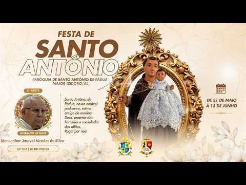Festa de Santo Antônio de Pádua - 09/06/2026 - Major Izidoro/AL