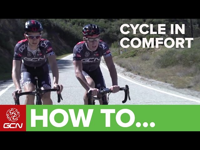 making road bike more comfortable