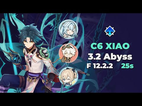 25 SEC Xiao C6 12-2-2 Spiral Abyss 3.2 Speedrun X FARUZAN