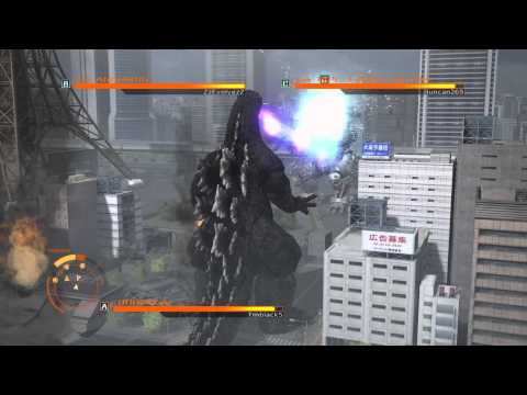 "GODZILLA" PS4 versus mode : Godzilla 90's (Spiral) vs. Kiryu vs. Anguirus