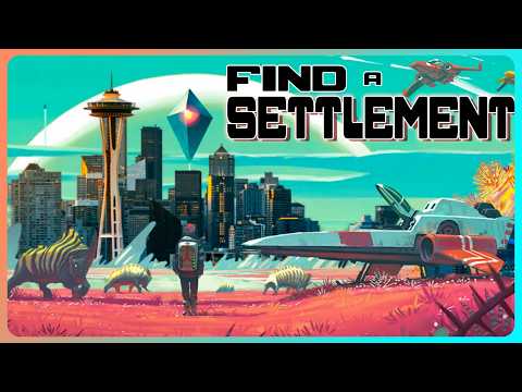 BEST Way to Find a Settlement | No Man's Sky