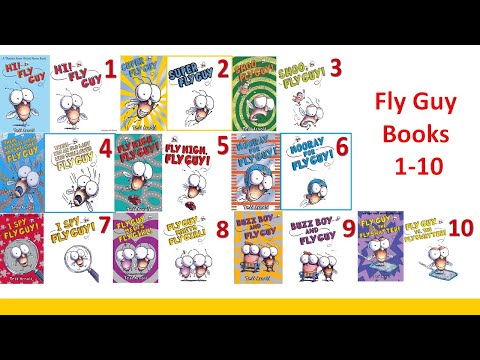 Fly Guy Complete Collection Series Set Books 1-10. By: Tedd Arnold. Read Aloud Kids Books