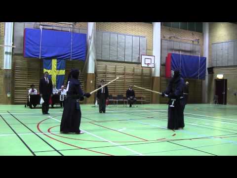 Kendo SM 2014, Men, Pool - K.Bjuhr(White) vs M.Agback(Red)