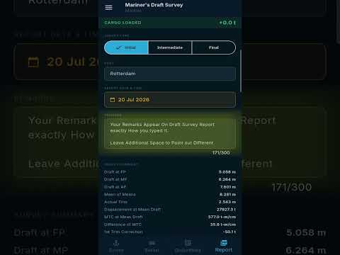Mariner's Draft Survey video thumbnail