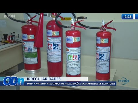 IMEPI apresenta resultados de fiscalizações em empresas de extintores 06 08 2021