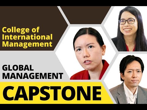 Global Management (CAPSTONE)　企業のビジネス課題に挑戦 | Tackling Corporate Business Challenges