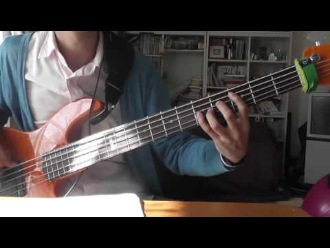 The Chicken / Dave Weckl Band(Tom Kennedy) (bass cover) part1