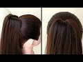 Beautiful Ponytail Hairstyle For Long Hair High Ponytail For Girls
