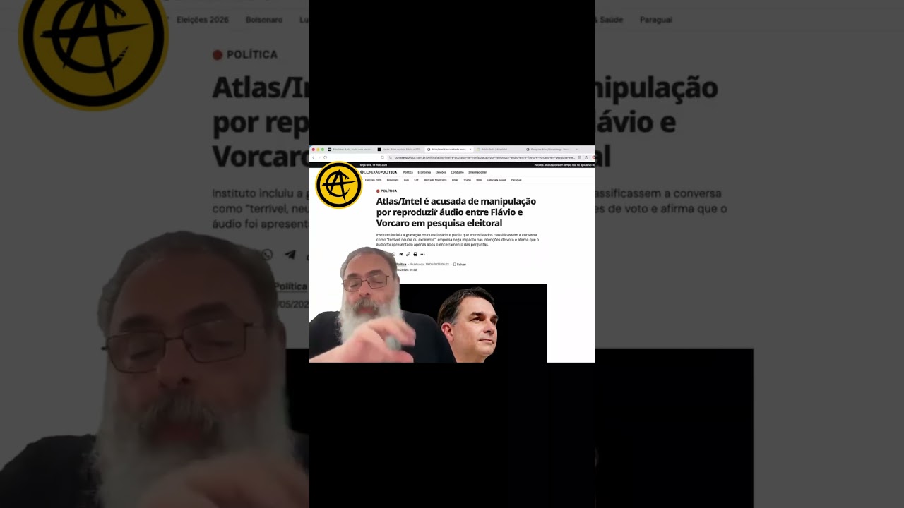 ATLAS INTEL precisou TOCAR o AUDIO do FLÁVIO com VORCARO para INFLUENCIAR PESQUISA