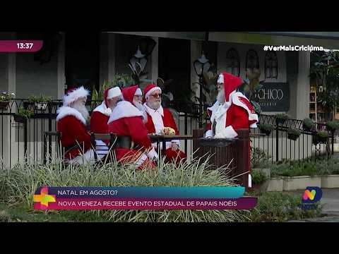 Nova Veneza recebe encontro catarinense de Papais Noéis