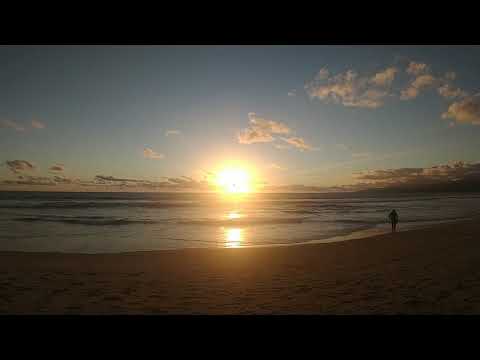 Sunset at Venice Beach in Los Angeles, California.