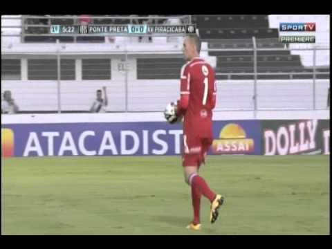 Ponte Preta 0 X 1 XV de Piracicaba - 1º Tempo