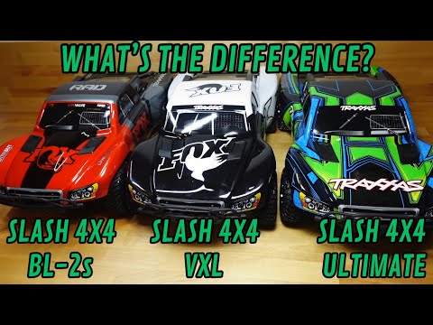 Slash 4x4 Modellvergleich: BL-2s vs. VXL vs. Ultimate